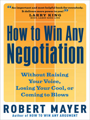 cover image of How to Win Any Negotiation